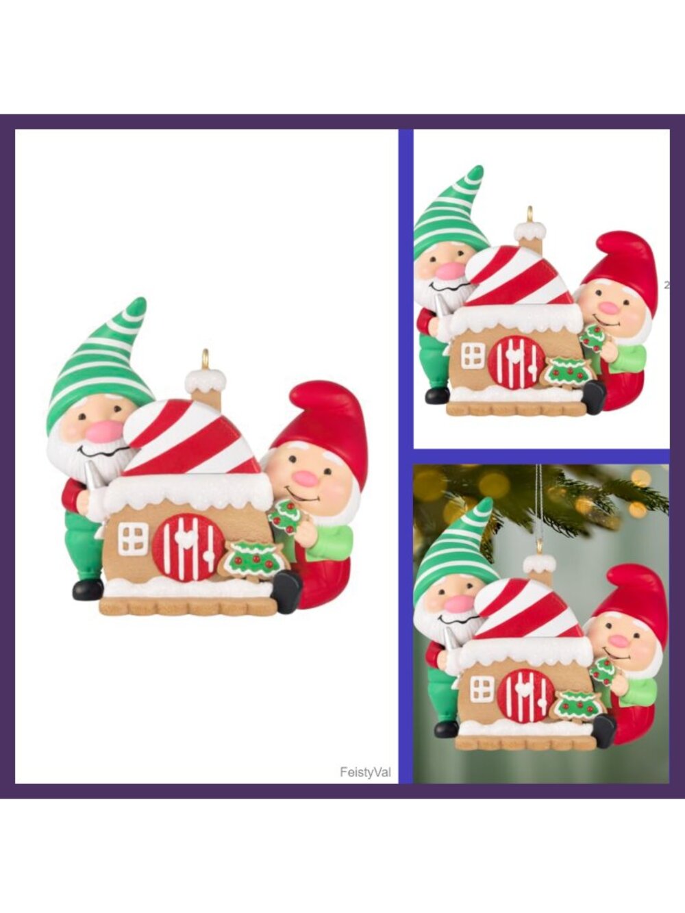 Hallmark Keepsake 2026 Gnome for Christmas Plastic Ornament Gift Box